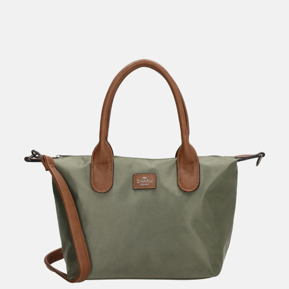 Charm London Buckingham Handtas Zand | Lommers Lederwaren